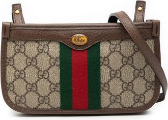 Gucci Pre-owned Gucci GG Supreme Web Ophidia Crossbody Ladies 625753 525040