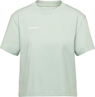 Mammut Base Cropped T-Shirt Mini Logo T-Shirt f&uuml;r Damen | grau