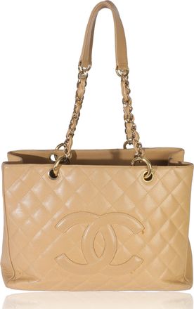 Chanel Quilted Caviar Grand Shopper Tote
