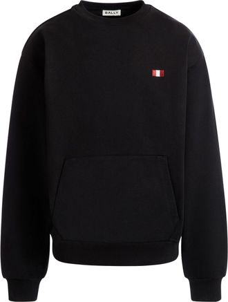 Bally Flag-embroidered sweater - Black