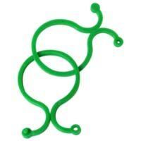 OEM 200 Pinzas Grandes Para Jard&iacute;n - Anillos De Soporte Retorcidos Para Plantas Trepadoras - Pinzas De Pl&aacute;stico Para Tomates - Crezuo