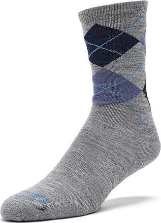 Smartwool Everyday Diamond Jim Crew Socks Mens No Show Socks Shoes Light Gray : XL (Mens Shoe 12-14.5), Wool/Nylon