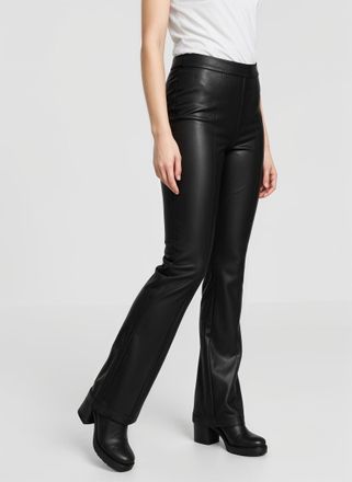 Only Leggings ONLY ONLJESSIE PANTS CC OTW, Damen, Gr. XS (34), N-Gr, schwarz, Obermaterial: 96% Polyester, 4% Elasthan, unifarben, slim fit kn&ouml;chellang, Ho