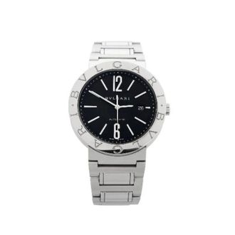 Bulgari Vintage, unisex, Zwart, ONE Size, Pre-owned Bb 42Ssauto Horloge