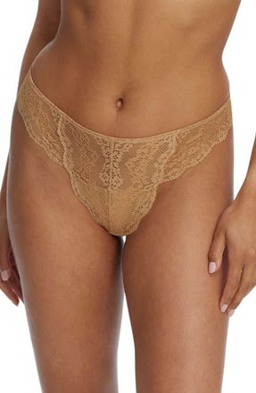 Skarlett Blue Impress Thong in Ginger/terracotta at Nordstrom, Size X-Small