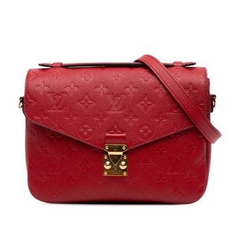 Louis Vuitton Pallas Schoudertas van Ge&euml;mbossed Leder