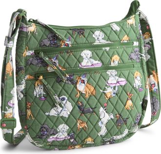 Vera Bradley Outlet Cotton Trio Zip Hipster Crossbody Bag