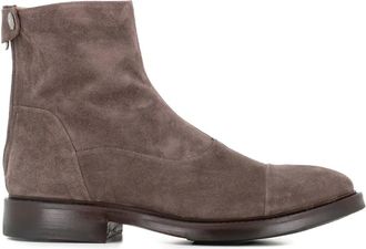 Alberto 30 mm suède laarzen met ritssluiting - Grijs