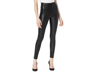 Commando Faux Leather Pocket Leggings SLG64 Womens Casual Pants Black : MD 28, Viscose/Polyurethane/Faux Leather