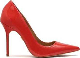 Kazar Rode gelakte stilettos - Dames - Pumps - Rood - 37 1/2 EU - Leer - Schoenen