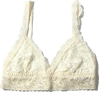 Hanky Panky Stijlvolle Crossover Bralette - Dames - BHs - Beige - XS - Ondergoed
