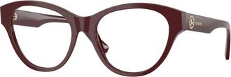 Burberry Occhiali da vista - Dames - Brillen - Rood - 54 MM - Accessoires