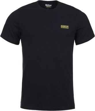 Barbour Zwarte T-shirts en Polos - Heren - T-shirts - Zwart - L - Tops
