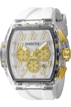 Invicta S1 Rally 49983 Heren Horloge - Quartz Uurwerk - Roestvrij Staal met zilveren Wijzerplaat - 47mm