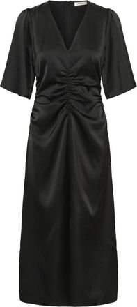 Inwear Midi Jurken - Dames - Casual kleedjes - Zwart - 2XL - Kleedjes