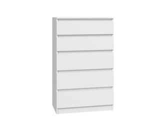 OEM C&oacute;moda Moderna Blanca Mate, Sin Tiradores, Para Dormitorio, Sal&oacute;n O Habitaci&oacute;n Infantil, Acabado Brillante