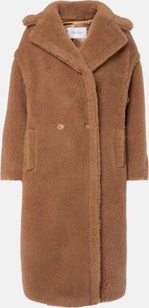 Max Mara Wool and silk teddy coat