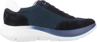 Callaghan Algoritme Sneakers van Stof en Su&egrave;de - Heren - Sneakers - Blauw - 39 EU - Su&egrave;de - Schoenen