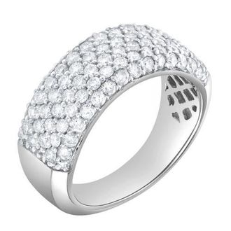 LuvMyJewelry Eminence 1.60 Ct Natural Diamond 10K Gold Ring in 10K White Gold at Nordstrom, Size 7.5