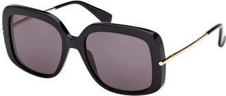 Max Mara Zonnebrillen - Dames - Zonnebrillen - Zwart - 55 MM - Accessoires