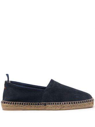 Castaner Pablo suede espadrilles - men - Raffia/Suede/Suede/Rubber/Calf Leather - 43 - Blue