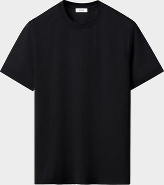 Eton Men & apos;s Cotton and Silk Crewneck T-Shirt