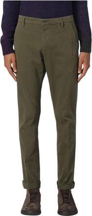 Dondup Slim-Fit Cropped Broek - Heren - Slim Fit Broeken - Groen - W34 - Broeken