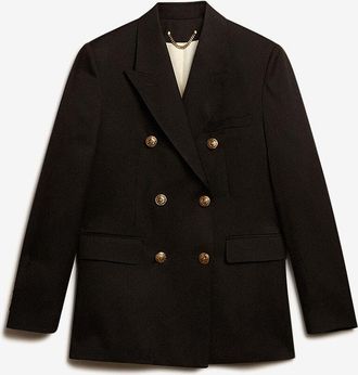 Golden Goose Zweireihiger Blazer aus Wollgabardine