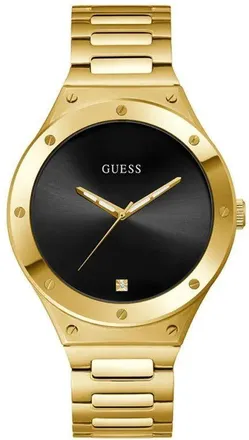 Guess Gold Stainless Steel Dress Mens Watch