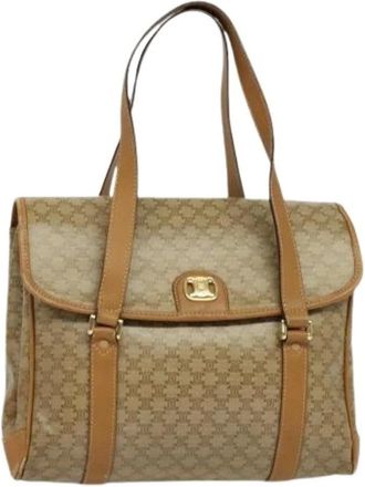 Celine Pre-owned Handbags, female, Beige, Size: ONE SIZE Pre-owned Vintage Handbag