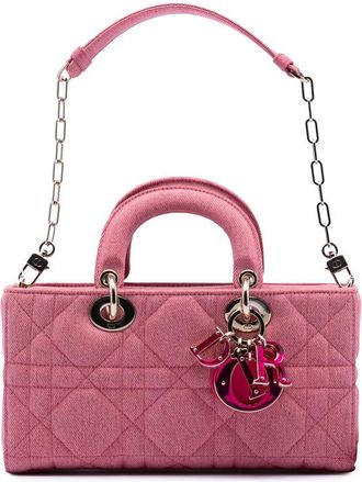 Dior Pre-owned Dior Medium Denim Macrocannage Lady D Joy Ladies 01-RU-0252