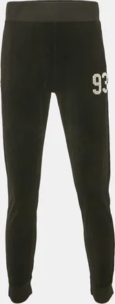 A Bathing Ape Black Velvet 93 Applique Sweatpants