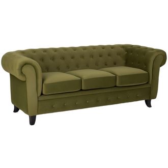 Wanderlust Deco Sof&aacute; verde 199x82x76h cm