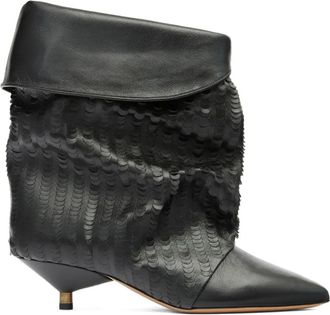 Isabel Marant Stivali Edrik goffrati 45mm - Nero