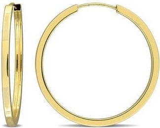 Delmar Square Tube Hoop Earrings in Gold at Nordstrom Rack