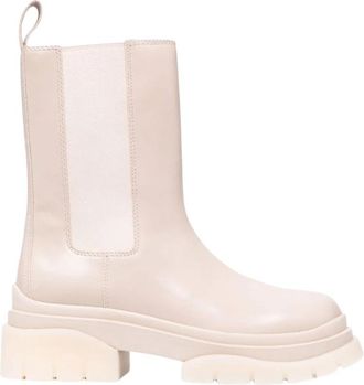 Ash Storm Leren Laarzen Fw 21 - Dames - Chelseaboots - Beige - 40 EU - Schoenen