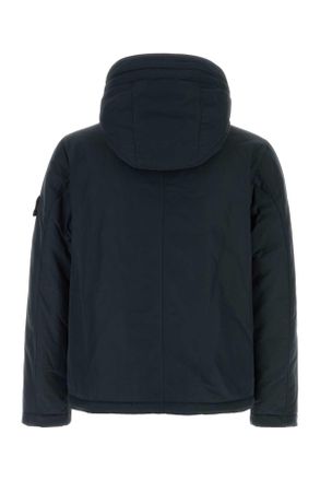 Stone Island Mens Midnight Blue Polyester Blend Padded Jacket Giubbini