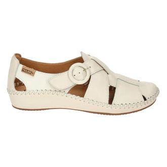 Pikolinos P. Vallarta 655-0845 Leather Womens Hook and Loop Sandals - Nata - Size:UK 6-6.5