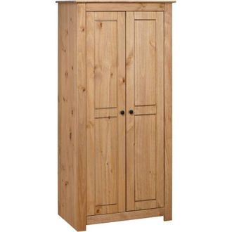 vidaXL vidaXL Armadio 80x50x171,5 cm in Legno Massello Pino Panama Range