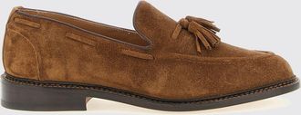 Trickers Mocassino Elton in pelle di vitello scamosciata con nappine