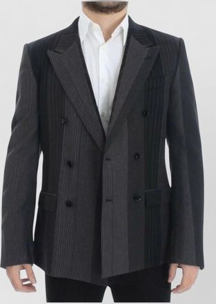 Dolce & Gabbana wool double-breasted pinstripe blazer