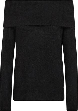 Mos Mosh Truien - Dames - Ronde hals truien - Zwart - XS - Truien & Vesten