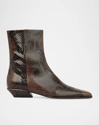 PARIS TEXAS Bettina Leather Ankle Boots