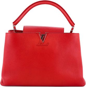 Louis Vuitton Capucines Bag leren MM boekentas - Rood