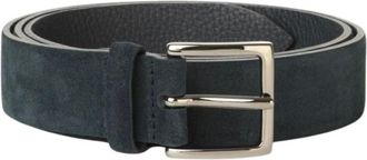 Orciani Heren, Accessoires, Blauw, Maat: 100 CM Leer