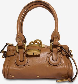 Chloé Genarbte Leder-Handtasche Paddington