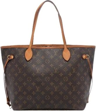 Louis Vuitton Pre-owned Tote Bags, female, Brown, Size: ONE SIZE Pre-owned Neverfull MM Tote Bag