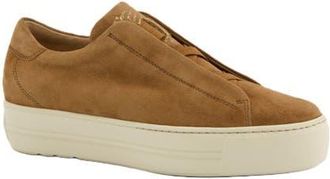 Paul Green Dante Slip-On Sneaker in Nut Suede at Nordstrom, Size 11.5Us
