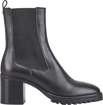 Cosmoparis Schoenen, Dames, Zwart, 36 EU, Leer, Elegante Zelici Enkellaars met Hak