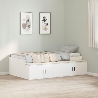 Berkfield Home Storage Bed Frame White 80x200 cm